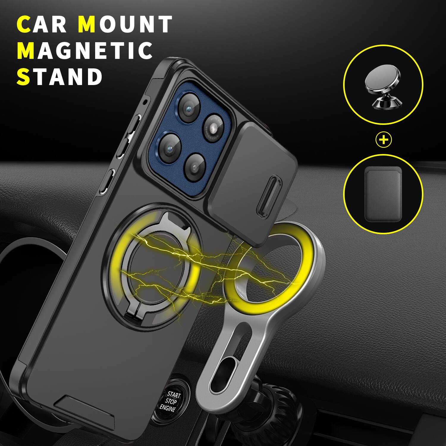 CAR MOUNT MAGNETIC STAND

START STOP ENGINE
