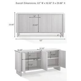 Crosley Furniture - Wesley Sideboard - Black