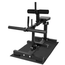 BalanceFrom Fitness - Adjustable Seated Calf Raise Machine, Home Gym Equipment - Black