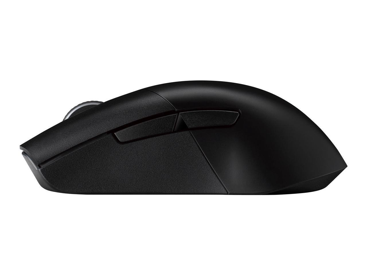 Alt View 2. ASUS - Asus ROG Keris Wireless Mouse, Tri-mode, 36000 DPI, 5 Buttons, SpeedNova, Replaceable Switches, Paracord, Black - Black.