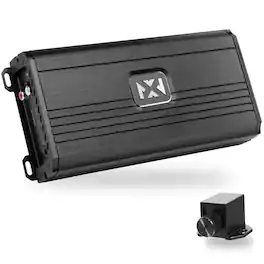 NVX - NDA12001 Monoblock Amplifier 2400W Peak (1200W RMS) N-Series Class-D 1-Ohm Stable with Remote Bass Knob