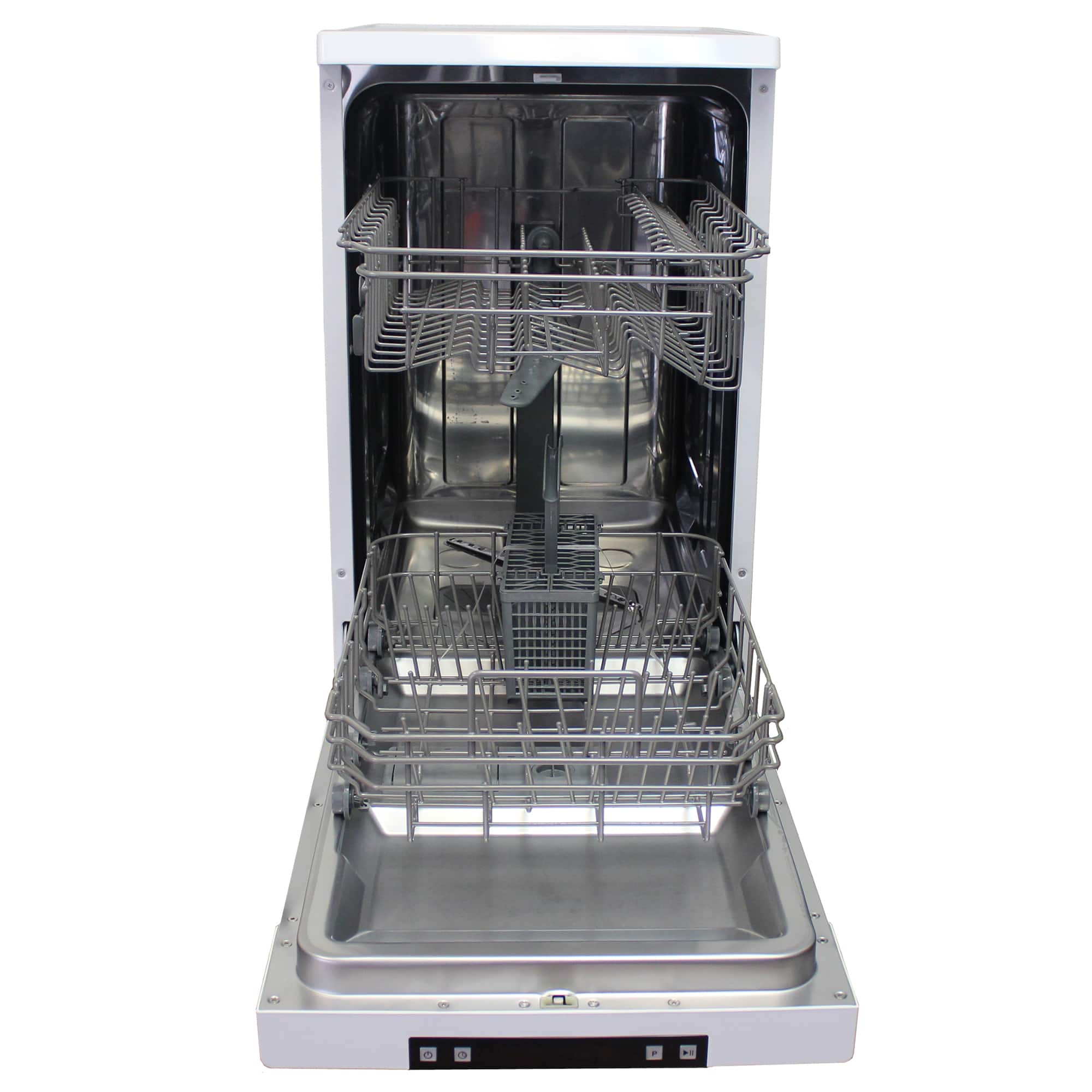 Alt View 3. SPT - 18 in. Energy Star Portable Dishwasher, White - White.