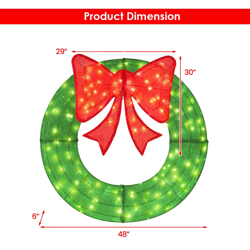 Product Dimension

- Width: 48"
- Height: 30"
- Bow Width: 29"
- Bow Height: 6"