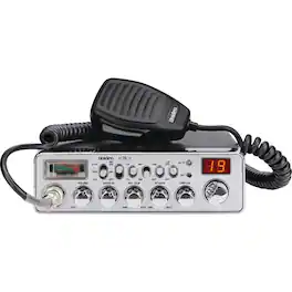 Uniden - Pc78ltx Bearcat 40-channel Cb Radio With Swr Meter, Chrome, Pc78ltx - Black