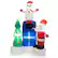 Alt View 19. Costway - 6FT Inflatable Christmas Lighted Mailbox Santa Claus Snowman Christmas Tree Decor - Multicolor.