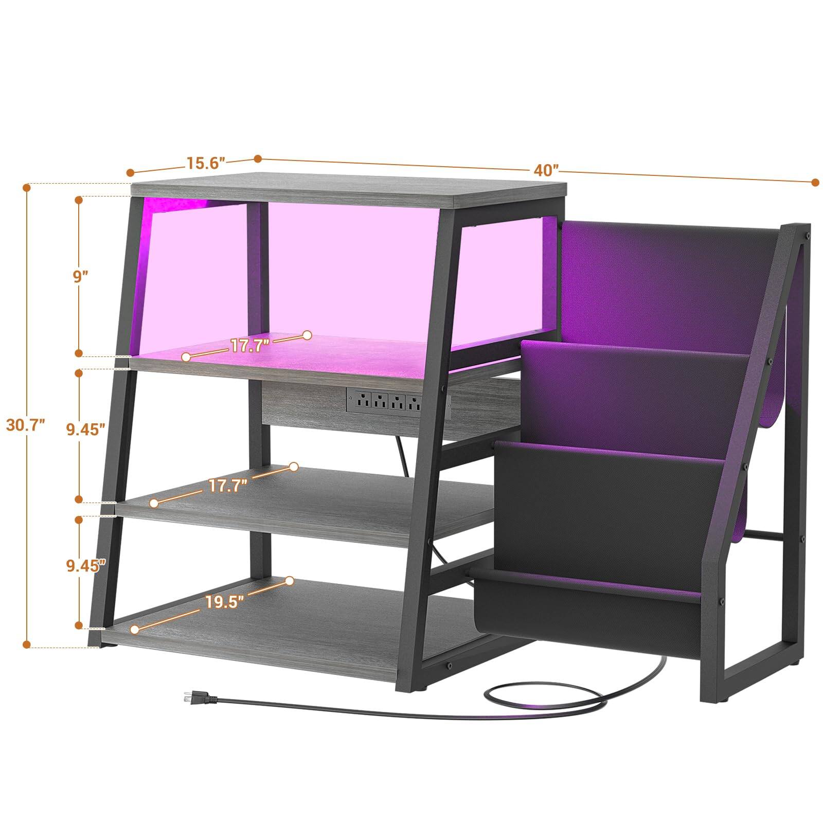 15.6" 40" 9" 17.7" 30.7" 9.45" 17.7" 9.45" 19.5"