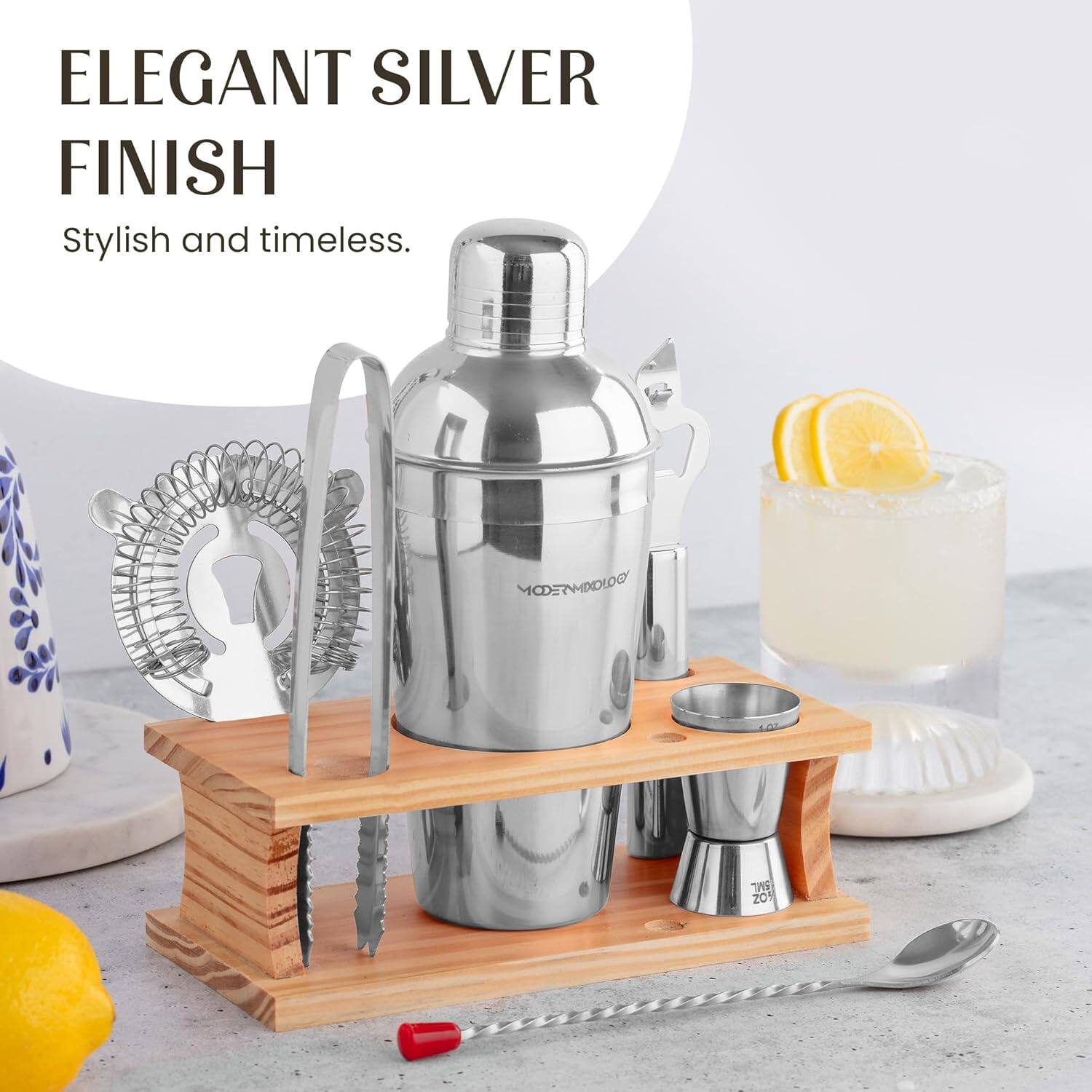 ELEGANT SILVER FINISH  
Stylish and timeless.