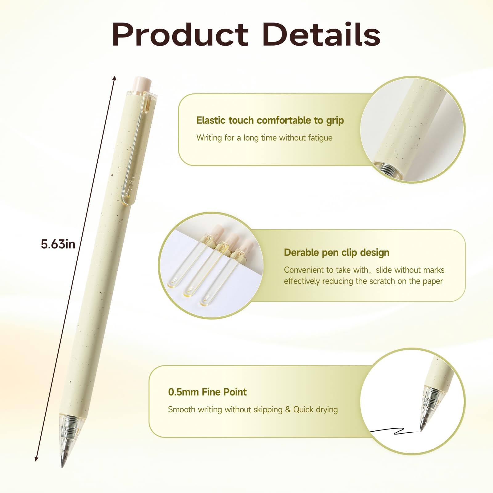 Paradigms Interiors Gel Pens For Note Taking Ink Fine Point Pen Quick ...