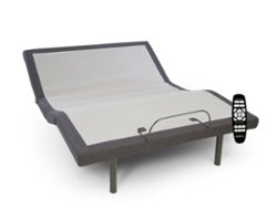 Ghostbed - Adjustable Base -Twin XL - Black - Front_Zoom