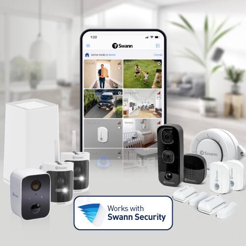 1:22  
Swann  
MAIN mex is Home  
Change  
Madera  
Swann  
Sourcon  
Swaren  
Works with Swann Security