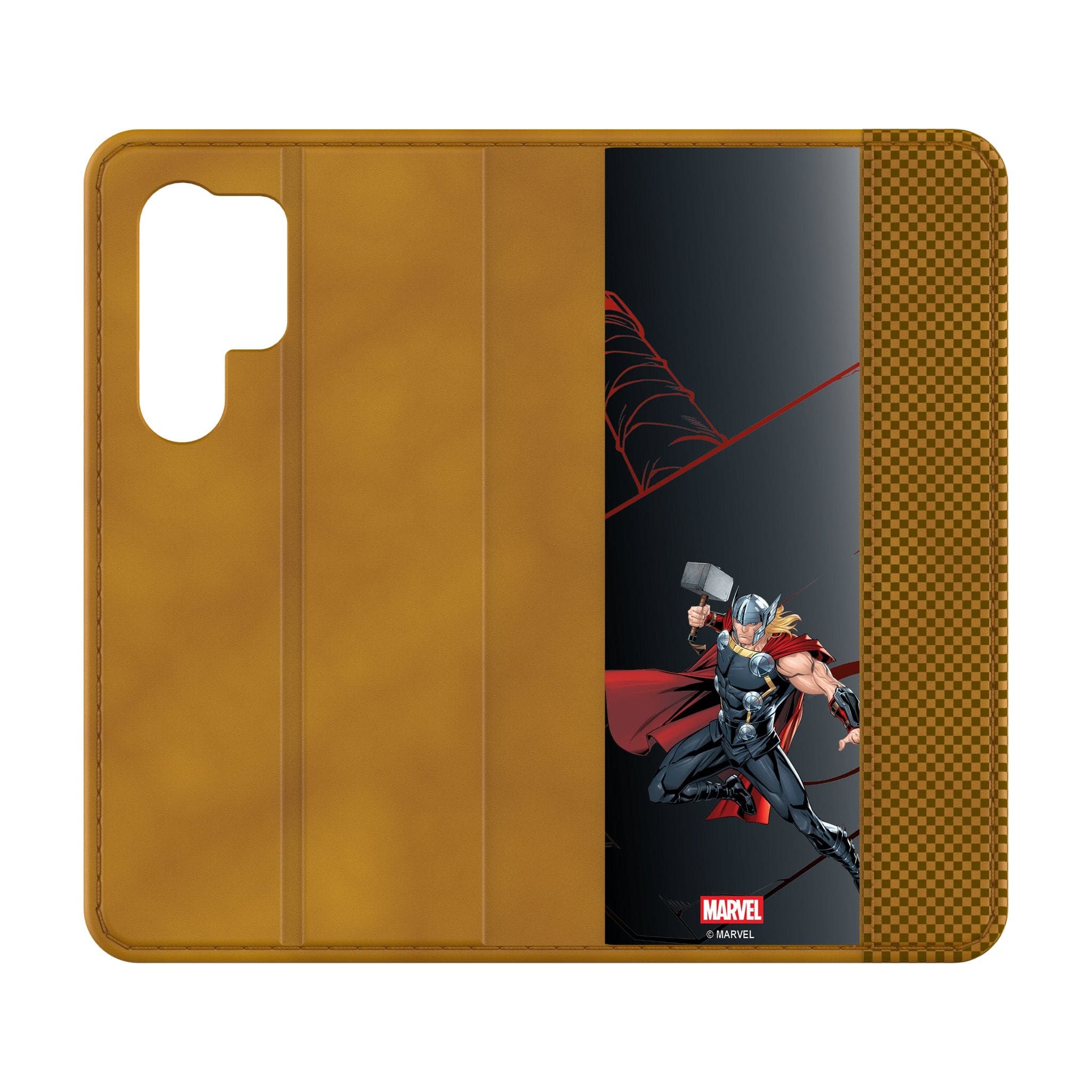 Keyscaper - Marvel MechLine Folio Phone Case - Samsung Galaxy S22 Ultra - Thor