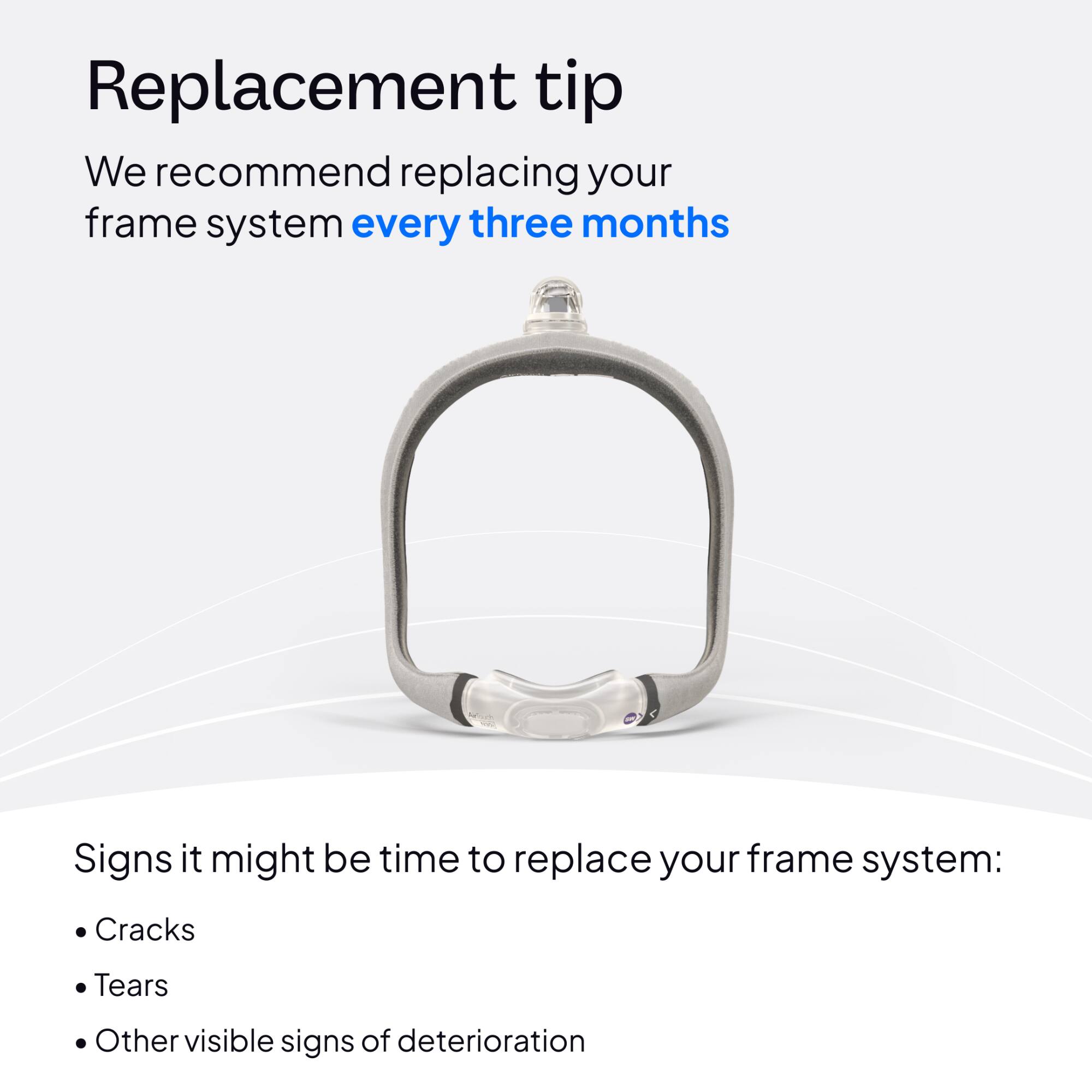 Resmed AirTouch N30i Frame System, Standard Frame/Small Wide Cushion ...