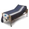 Front. Invacare - MicroAIR Lateral Rotation Low Air Loss Mattress 600lb Capacity - Blue.