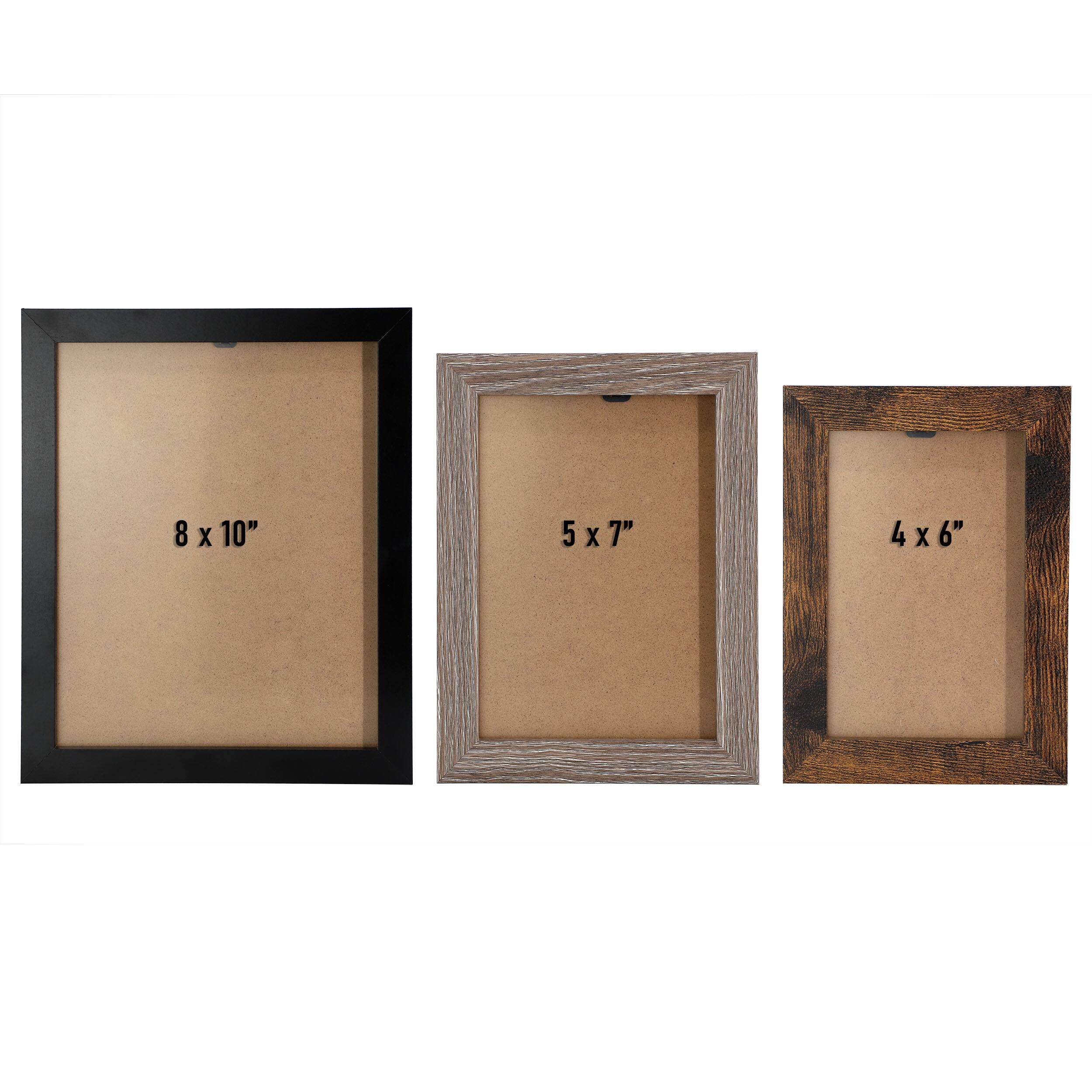 8 x 10", 5 x 7", 4x6"