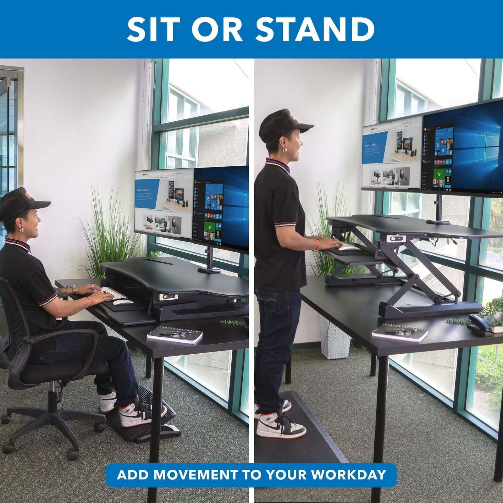 SIT OR STAND

ADD MOVEMENT TO YOUR WORKDAY