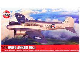 Avro Anson Mk.I Aircraft with 3 Scheme Options (Level 3) 1/48 Plastic Model Kit by Airfix