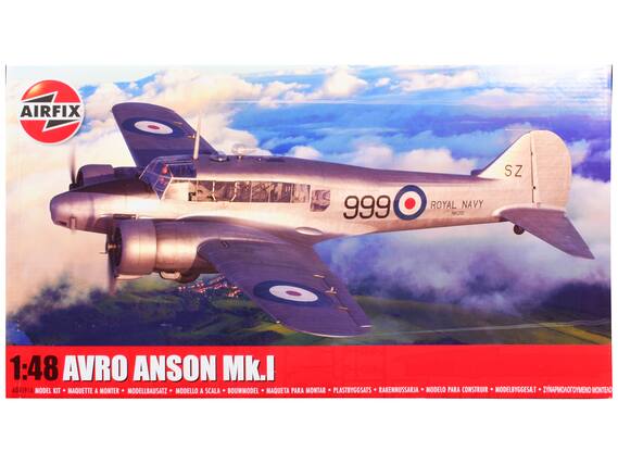 AIRFIX
O 999 ROYAL NAVY NK201
SZ
1:48 AVRO ANSON Mk.I
A09191A
MODEL KIT - MAQUETTE A MONTER - MODELLBAUSATZ - MODELLO A SCALA - BOUWMODEL - MAQUETA PARA MONTAR - PLASTBYGGSATS - RAKENNUSSARJA - MODELO PARA CONSTRUIR - MODELBYGGESAT - ΣΥΝΑΡΜΟΣΤΟΥΜΕΝΟ ΜΟΝΤΕΑΓΟ