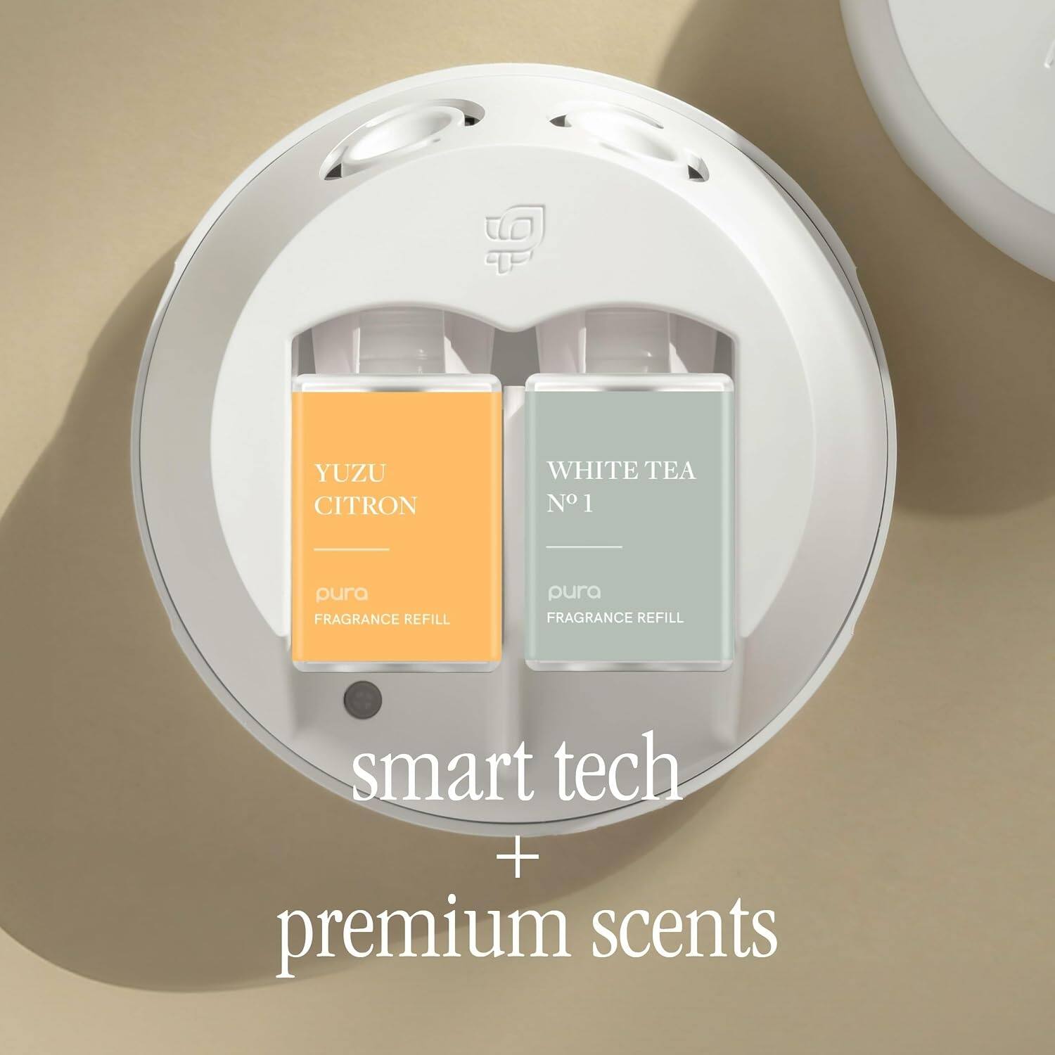 9 YUZU CITRON WHITE TEA N°1  
pura FRAGRANCE REFILL  
pura FRAGRANCE REFILL  
smart tech + premium scents