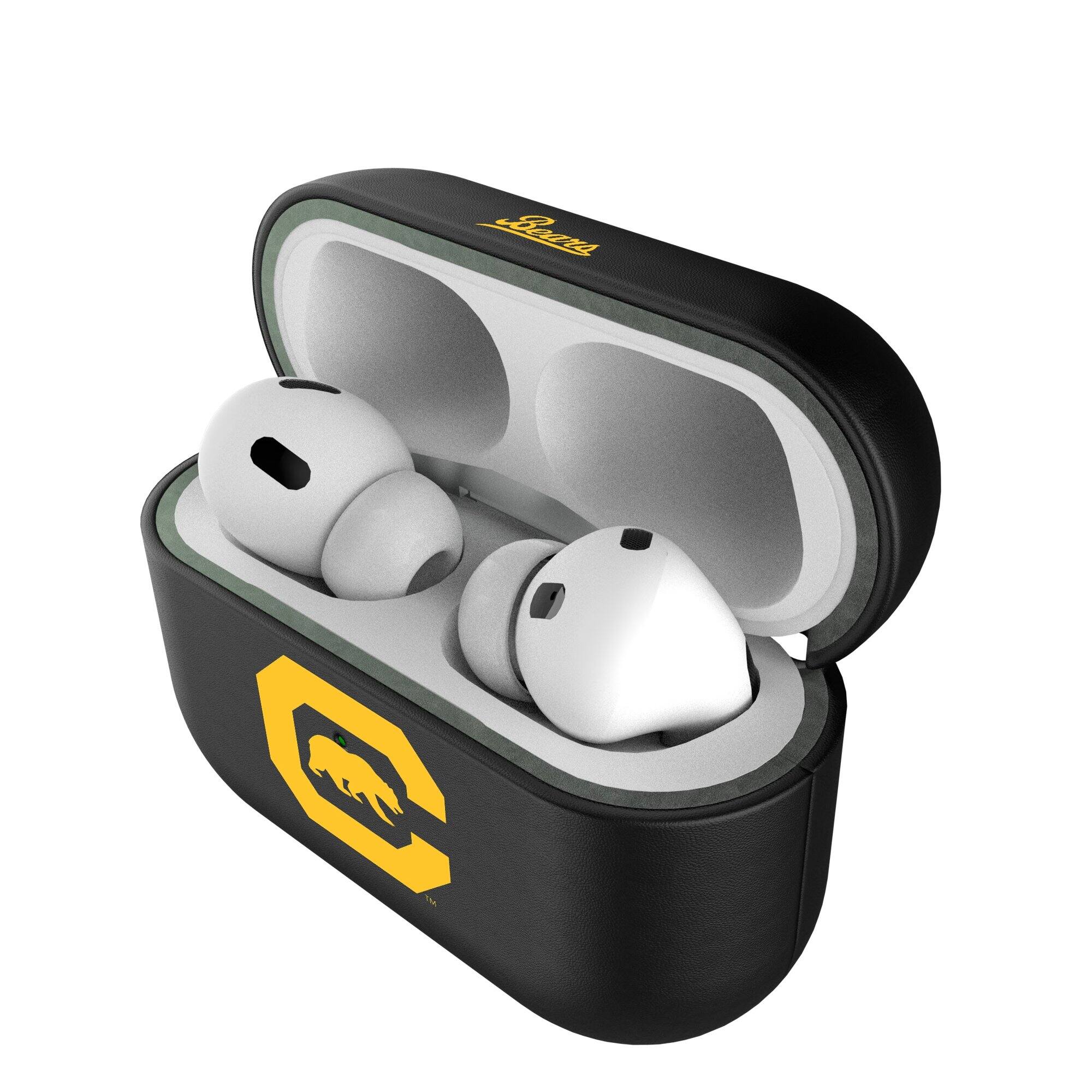 Alt View 2. Keyscaper - Cal Bears Cal Bears Insignia 1st Gen AirPods Pro Case Cover - Black.
