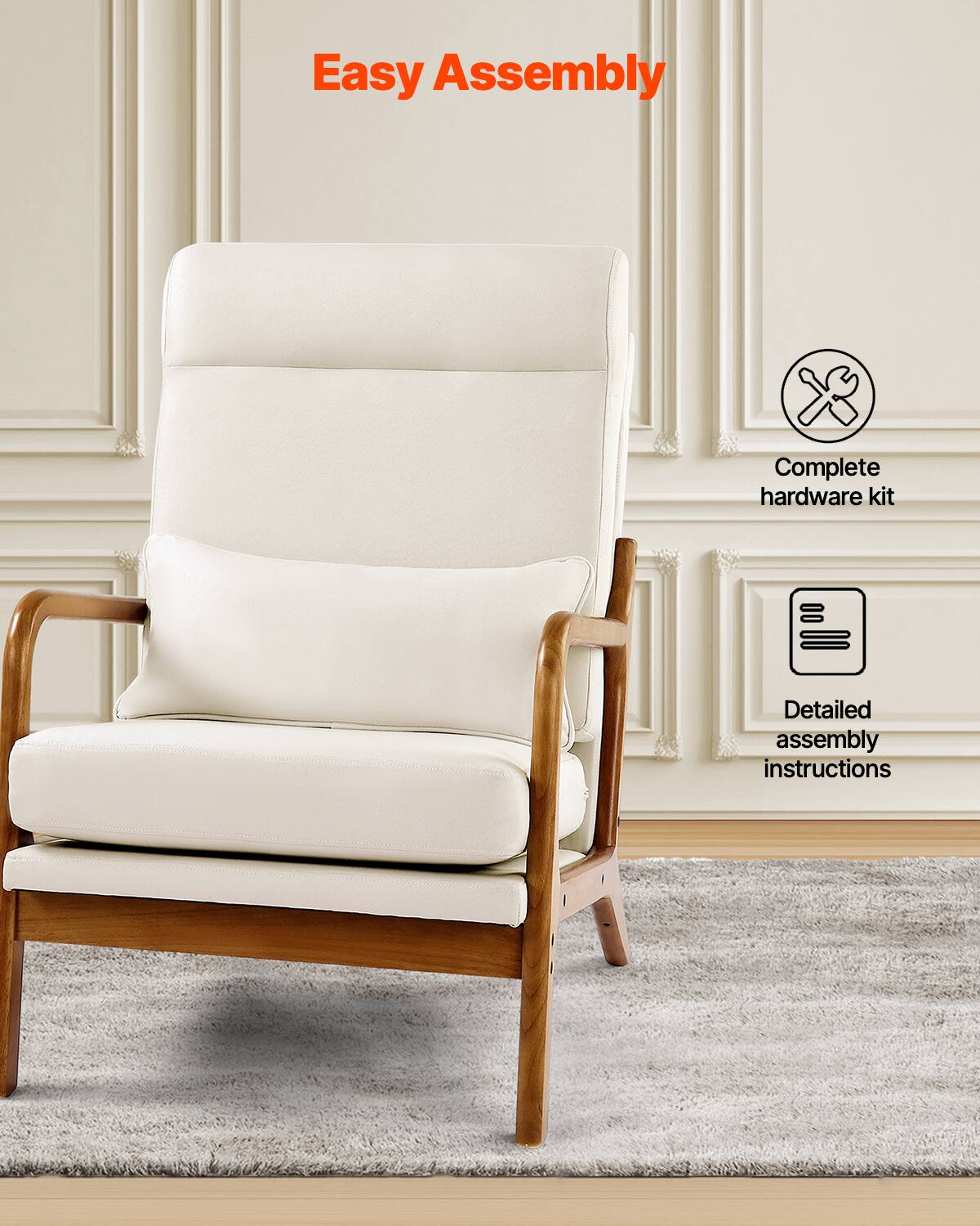 Easy Assembly

- Complete hardware kit
- Detailed assembly instructions