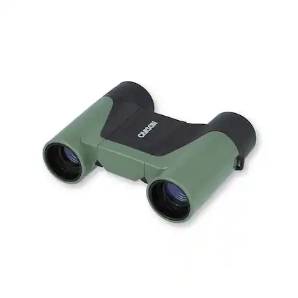Front. Carson - Wildcat Series Kid’s 7x18mm Lightweight HD Focus-Free Binoculars - Green.
