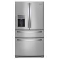 Whirlpool - 36 in. Wide 26 cu. ft. Wide 4 Door Refrigerator with Prep and Store Bins - Stainless Steel