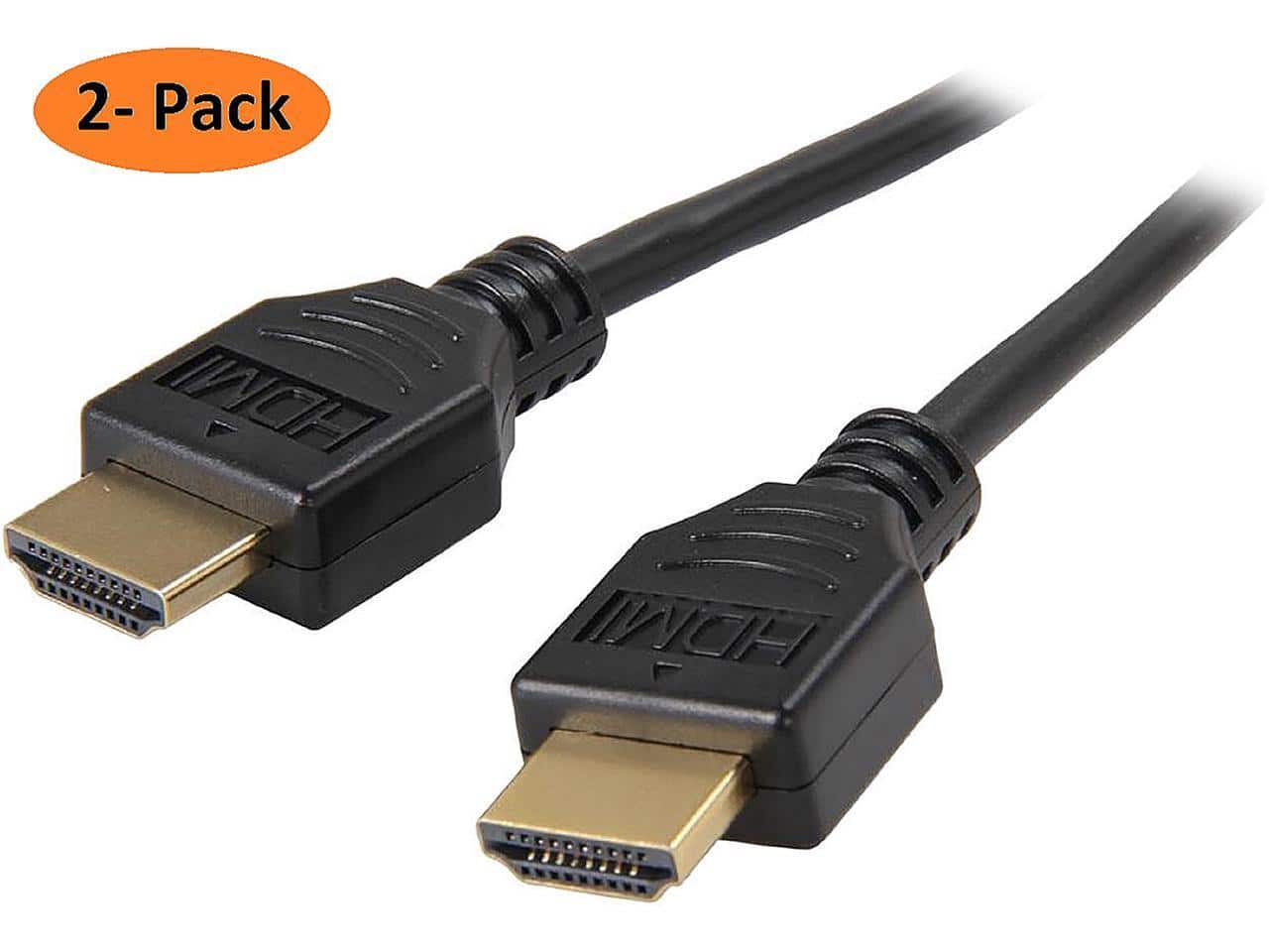 Nippon Labs - HDMI-HS-15-2P 15ft HDMI 2.0 Cable, Supports 4K, Ethernet, 3D, ARC, 2-Pack