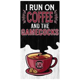 Fan Creations - South Carolina Gamecocks 6" x 12" Coffee Wall Art - Multicolor
