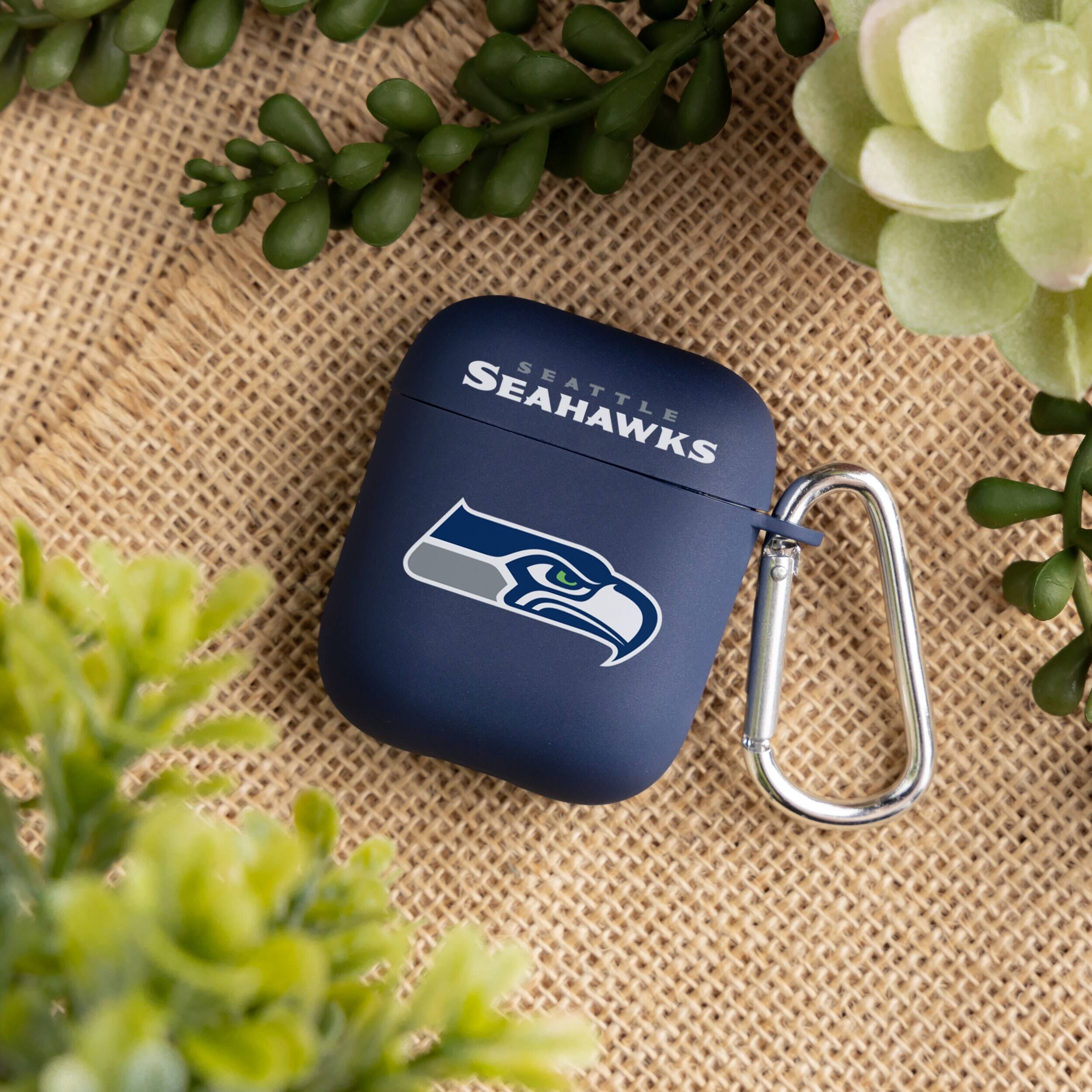 Alt View 2. Artinian - Navy Seattle Seahawks AirPods Case Cover - Navy.