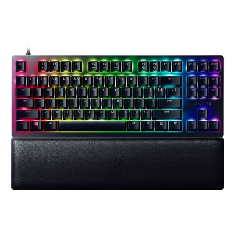 Razer - Huntsman V2 Tenkeyless - Optical Gaming Keyboard (Clicky Purple Switch) - Black