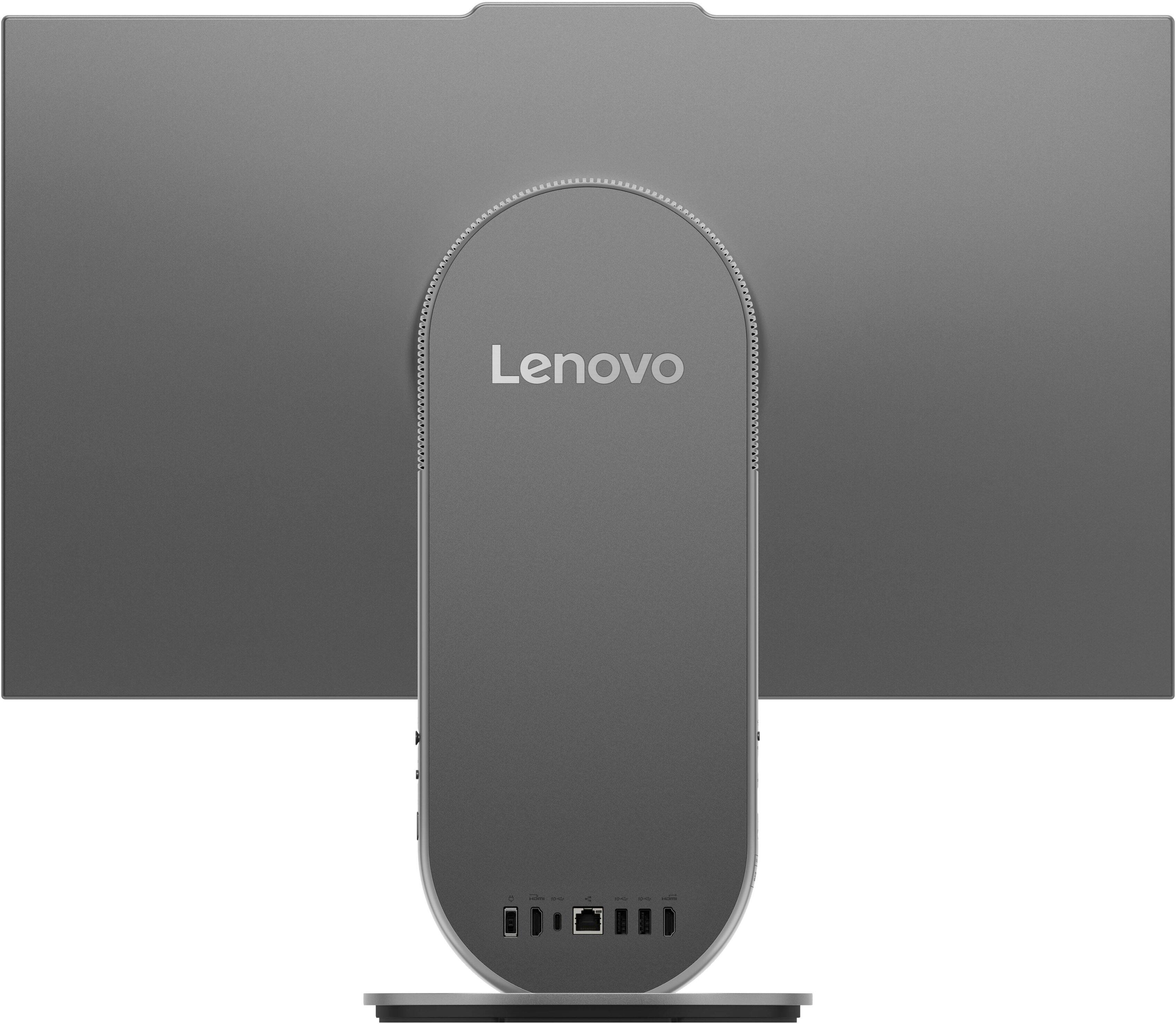 Alt View 14. Lenovo - Yoga AIO 27" All-In-One - Intel Core Ultra 7 Processor 255H - 16GB Memory - 1TB SSD - Luna Grey.