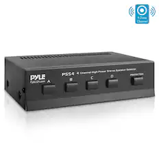 PYLE
PyleUSA.com
PSS4 4 Channel High Power Stereo Speaker Selector
A B C D
PROTECTION
4 Zone Channel
