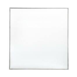 Elegant Decor - Metal frame square mirror 36 inch in - Silver