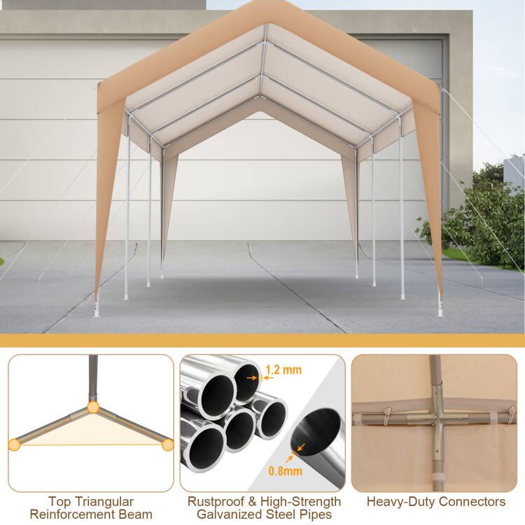 1.2 mm 0.8mm Top Triangular Reinforcement Beam Rustproof & High-Strength Heavy-Duty Connectors Galvanized Steel Pipes