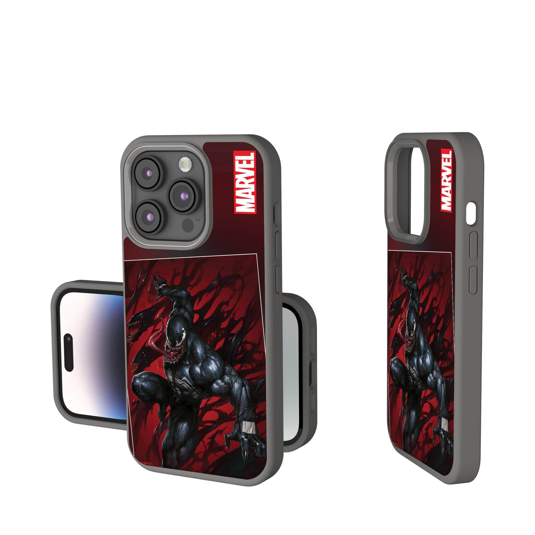 Keyscaper - Marvel Cover Art Soft Touch Phone Case - Apple iPhone 14 Plus - Venom 1