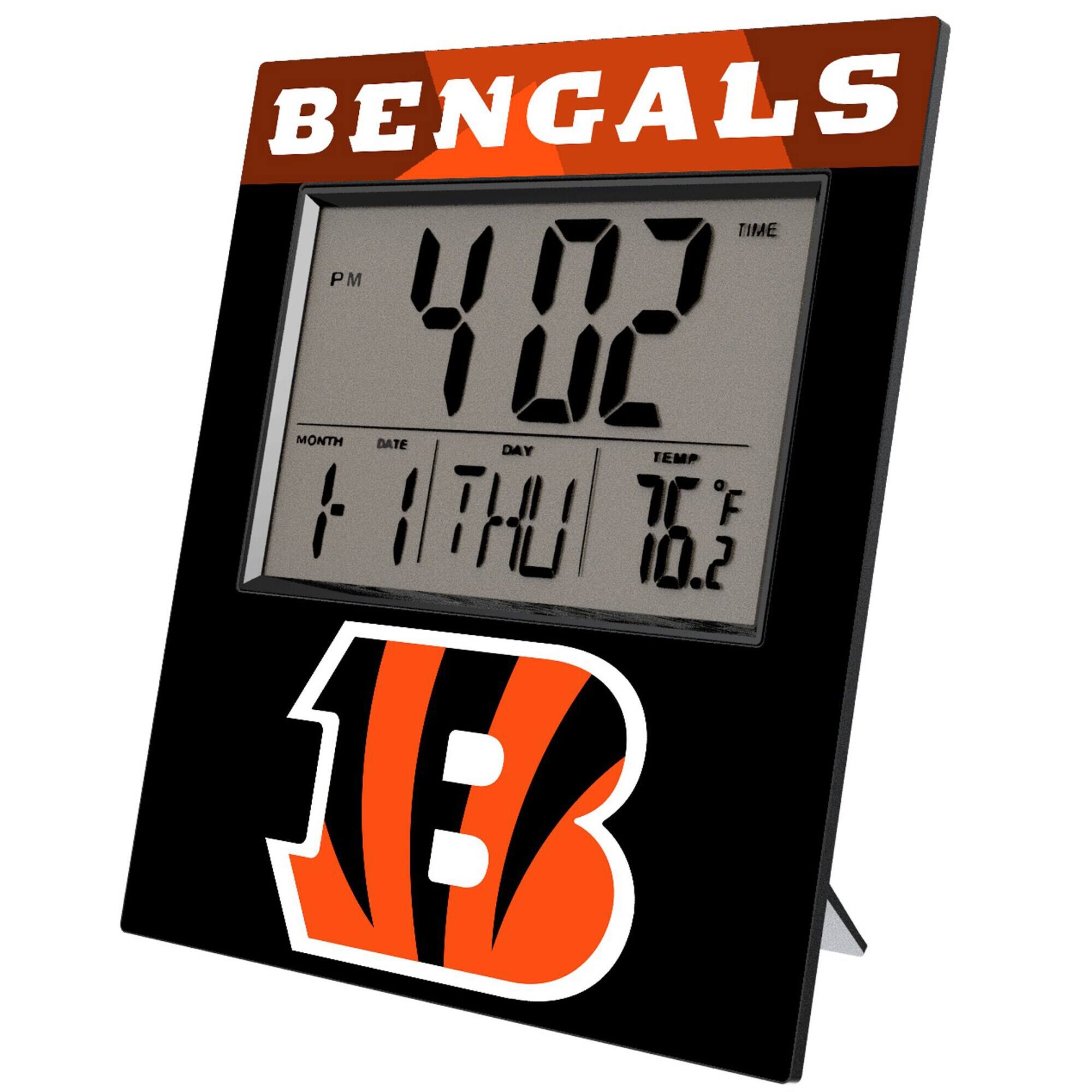 BENGALS

TIME: 4:02 PM

MONTH: 1

DATE: 11

DAY: THU

TEMP: 76°F

HUMIDITY: 10.2