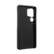 The image features a black cell phone case that is designed to meet military standards. The case is made of durable materials and is designed to protect the phone from impacts and other environmental factors. The case is also patent pending, indicating that it may be a unique or innovative design. The case is specifically designed for the LG V20 phone, ensuring a secure and snug fit.