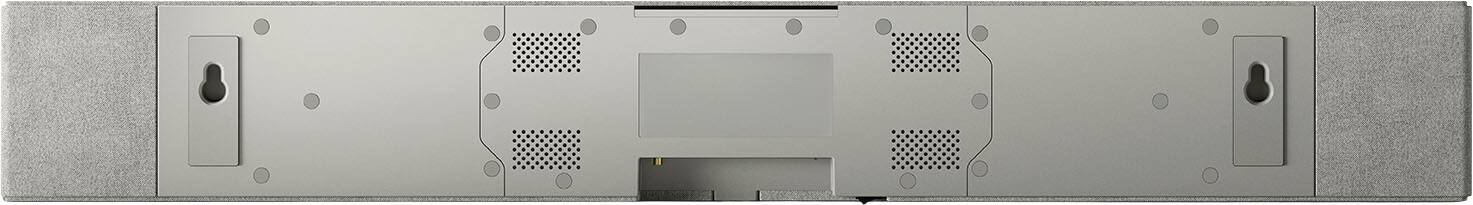 Back. KEF - XIO Soundbar - Grey.