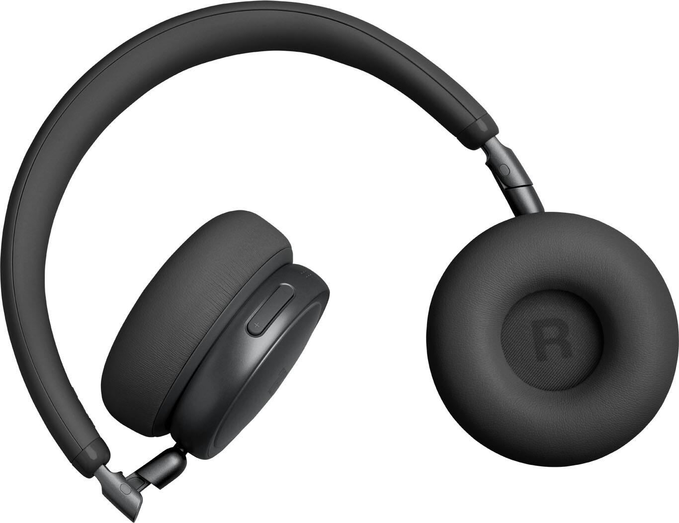 Alt View 7. JBL - Live 680NC - Bluetooth on-ear Noise Cancelling headphones - 2026 - Black.