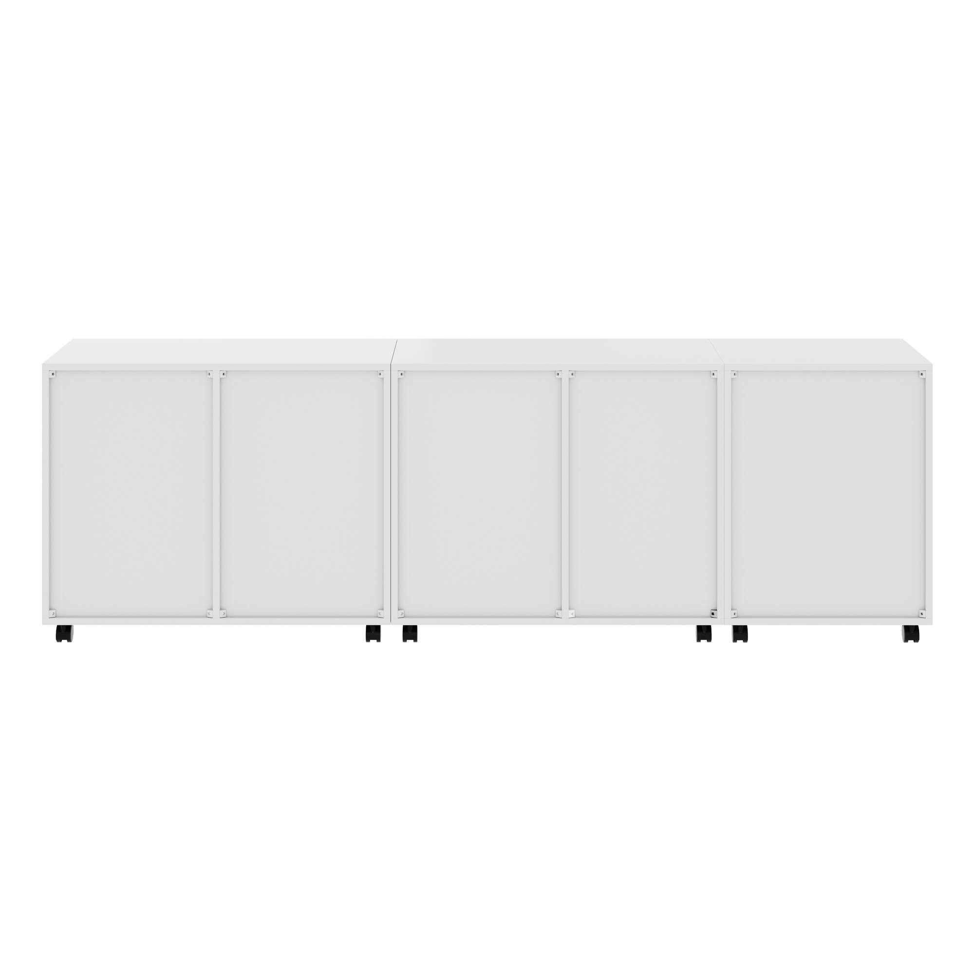 Alt View 3. Winsome Wood - Halifax 3-Pc Cabinet Set with File Drawer - White.
