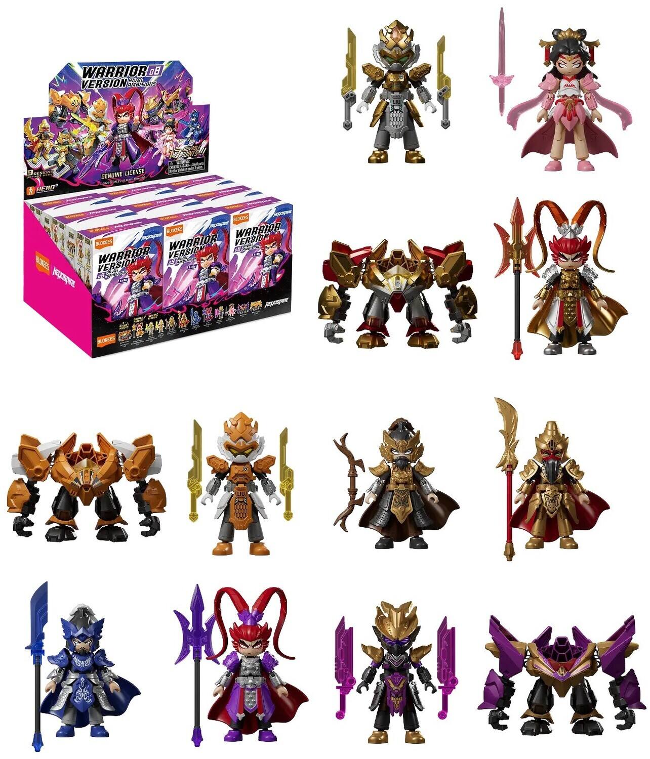 Blokees - Herospire - Warrior Version - 08: Rival Ambitions Model Kit Display - COLLECTIBLES