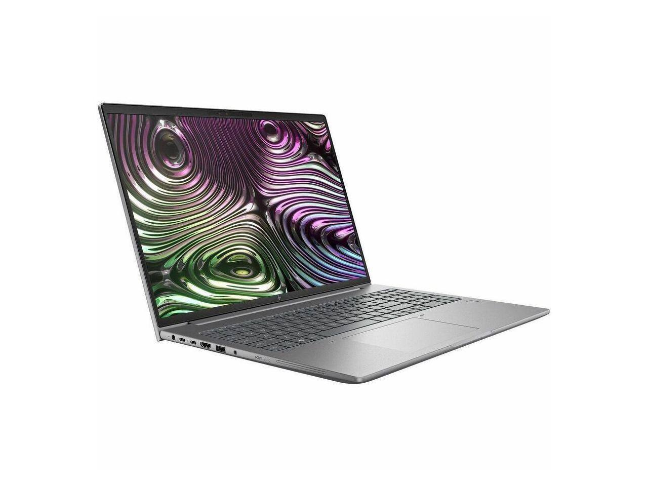 Alt View 5. HP - HP ZBook X G1i 16" - Intel Core Ultra 7 255HX - 32 GB - 512 GB SSD - RTX Pro 500 - Windows 11 Pro - C3BE3UT#ABA - Silver.