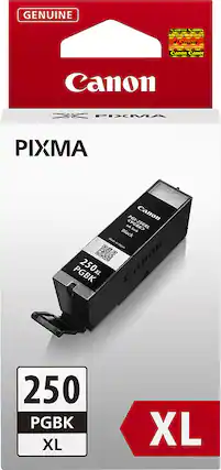 Front. Canon - PGI-250XL High-Yield Ink Cartridge - Black.