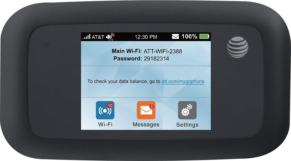 AT&T Velocity 4G LTE Wi-Fi Hotspot White AT&T  - Best Buy