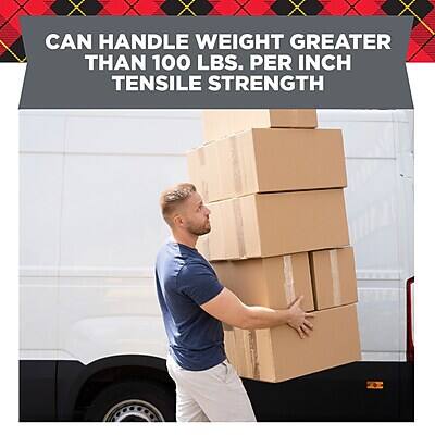 CAN HANDLE WEIGHT GREATER THAN 100 LBS. PER INCH TENSILE STRENGTH