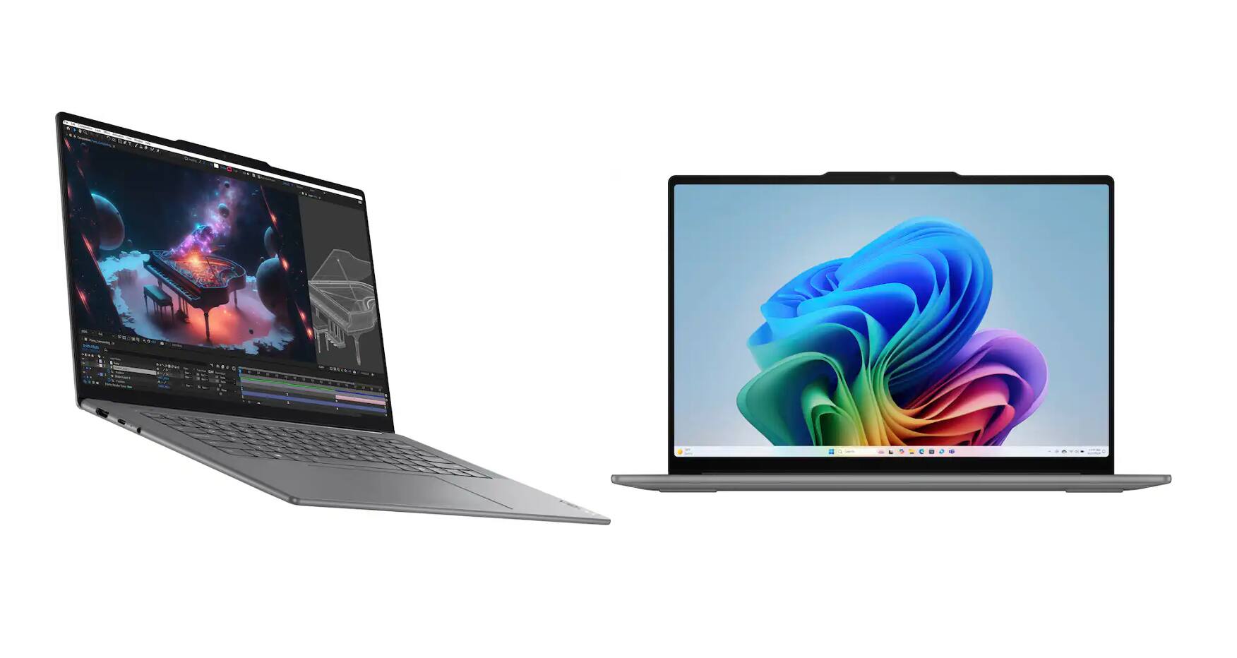 Alt View 7. Lenovo - Lenovo Yoga Slim 7i Laptop 15.3 IPS 2.8K Touchscreen (Intel Ultra 7-258V, 32GB LPDDR5X, 1TB SSD, Win 11 Home) - Luna Grey.