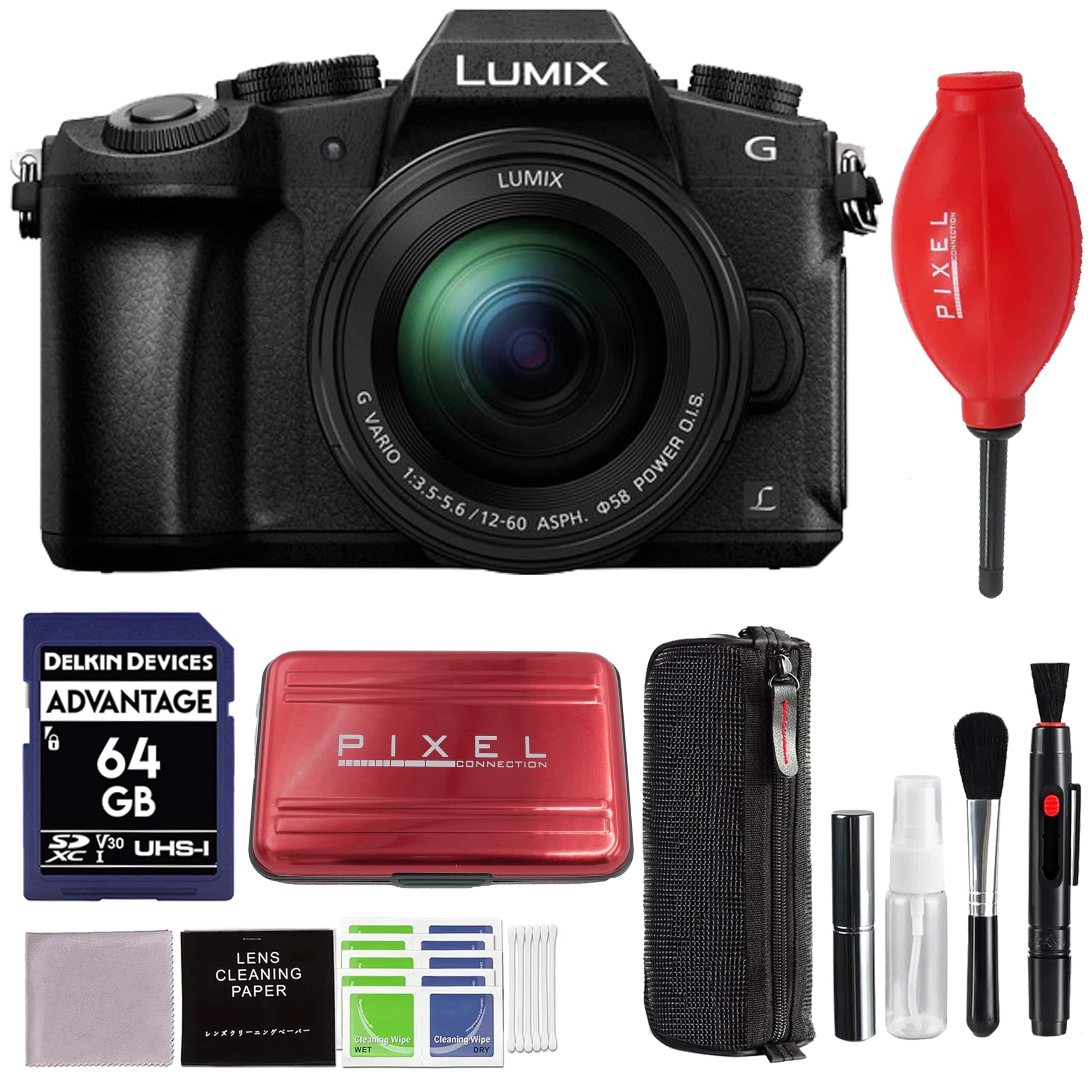 Lumix G85 Mirrorless Camera w/ 12-60mm Lens & Advance Accessories & Travel Bundle | Panasonic Lumix DMC-G85MK