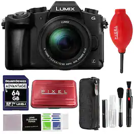 Lumix G85 Mirrorless Camera w/ 12-60mm Lens & Advance Accessories & Travel Bundle | Panasonic Lumix DMC-G85MK