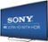 Left. Sony - 49" Class (48.5" Diag.) - LED - 2160p - Smart - 4K Ultra HD TV with High Dynamic Range.
