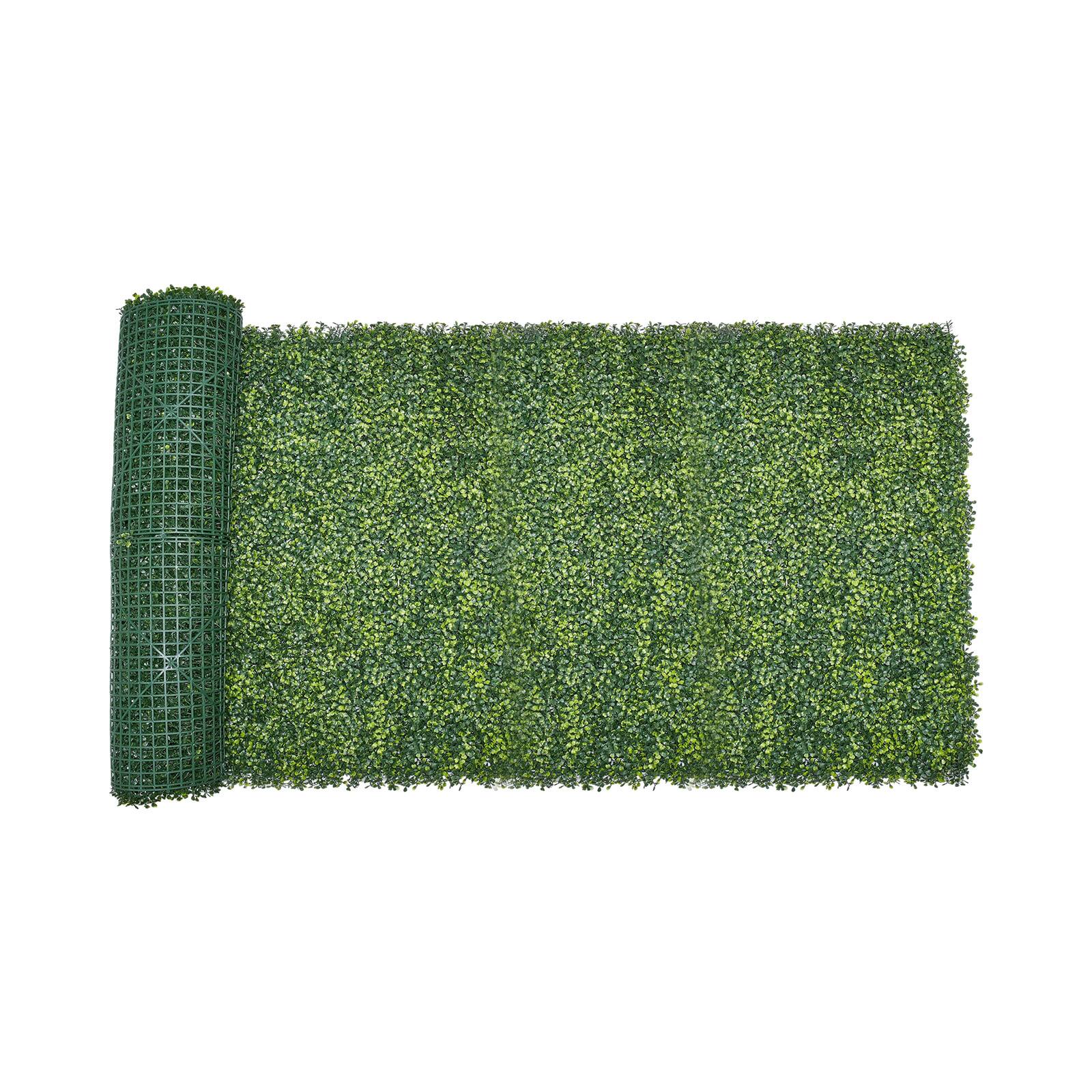 Alt View 5. VEVOR - Artificial Grass Wall Panels, 60 x 120 inch, Milan Grass Greenery Boxwood Panel for Indoor Outdoor Green Decor - Green.